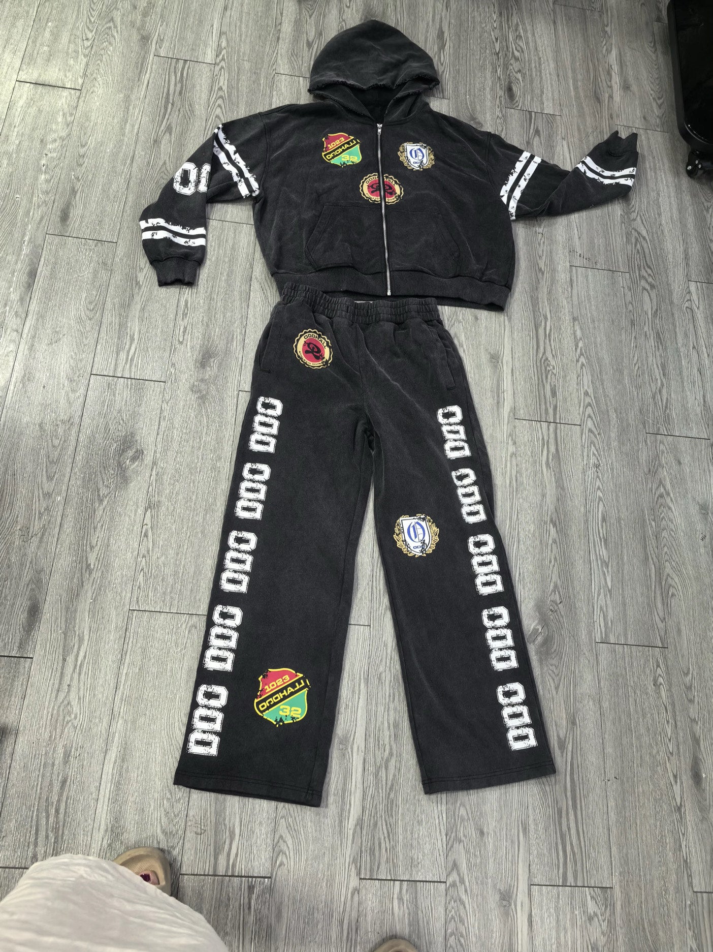 OddHall "Athletic Division" Army Hoodie